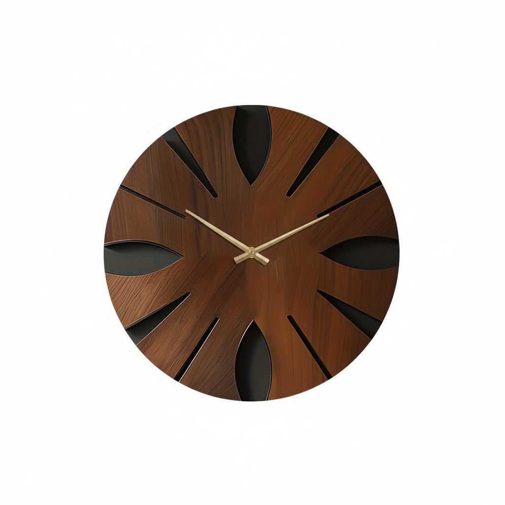 Vintage Wall Clock Decor - Silent Quartz Movement & Durable MDF Design 9