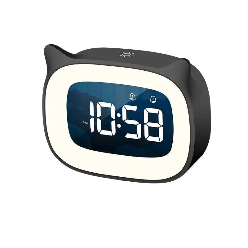 Voice-Controlled Digital Alarm Clock - Dual Alarms & Rechargeable Battery 6