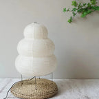 Wabi-Sabi Floor Lamp - Adjustable Tripod Design for Cozy Living Room Lighting 1