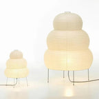 Wabi-Sabi Floor Lamp - Adjustable Tripod Design for Cozy Living Room Lighting 5