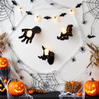 Wall-Mounted Reaching Hands with LED Candles - Spooky Halloween Decor 3
