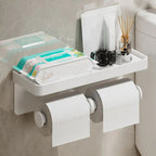 Wall-Mounted Toilet Paper Holder Stand - Space-Saving & Modern Design 6