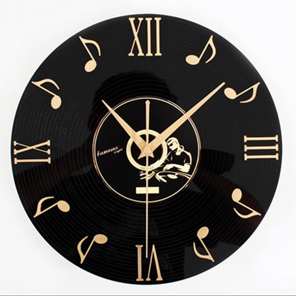 Wall Clock, Quartz Movement, Acrylic Construction, Music Note Dial 4