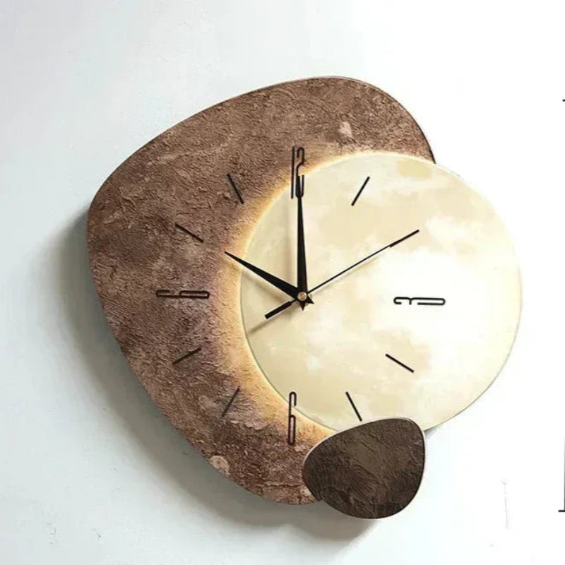 Wall Clock, Silent Movement, Irregular Shape, Decorative Design 3
