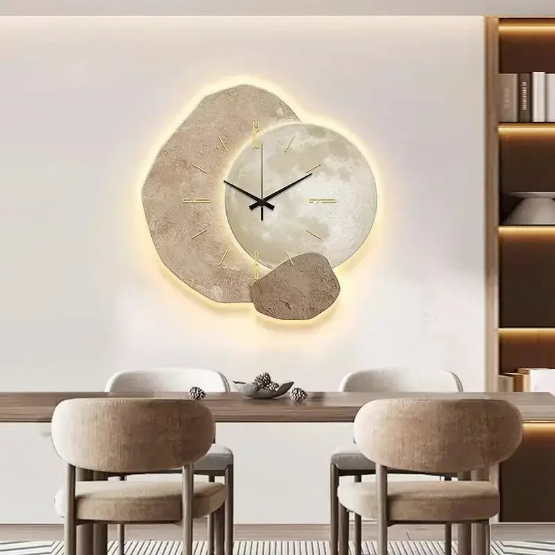 Wall Clock, Silent Movement, Irregular Shape, Decorative Design 7