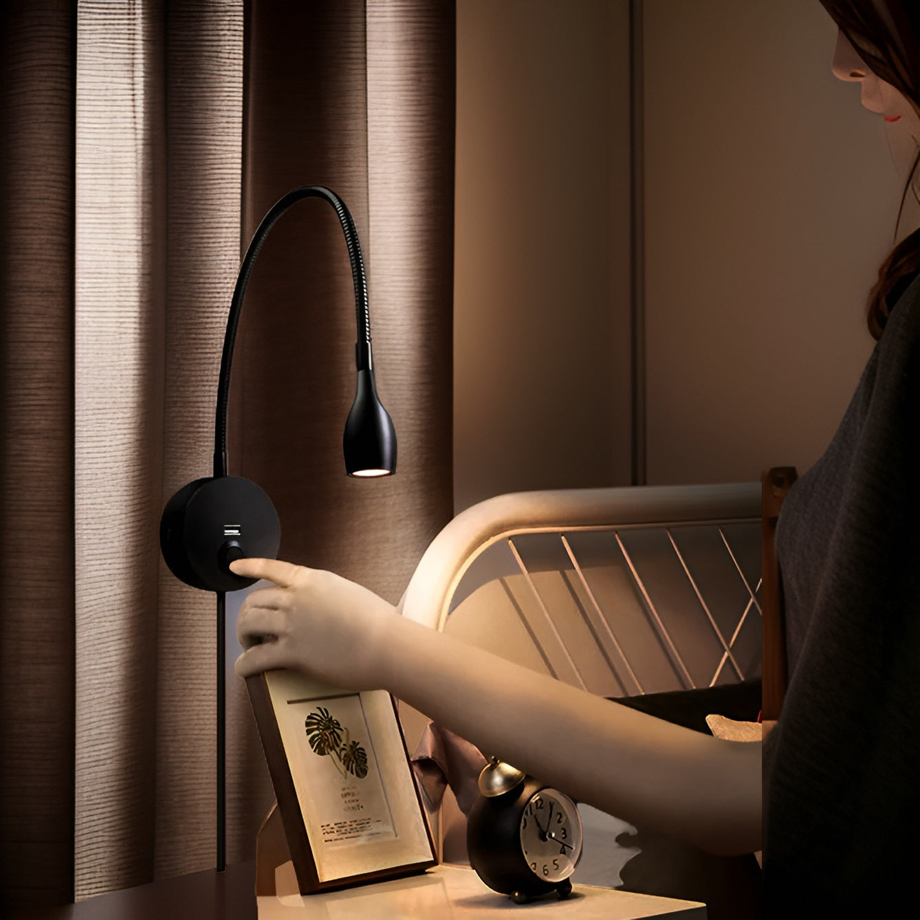  Wall Light - Adjustable LED Lamp for Reading & Workspaces 0