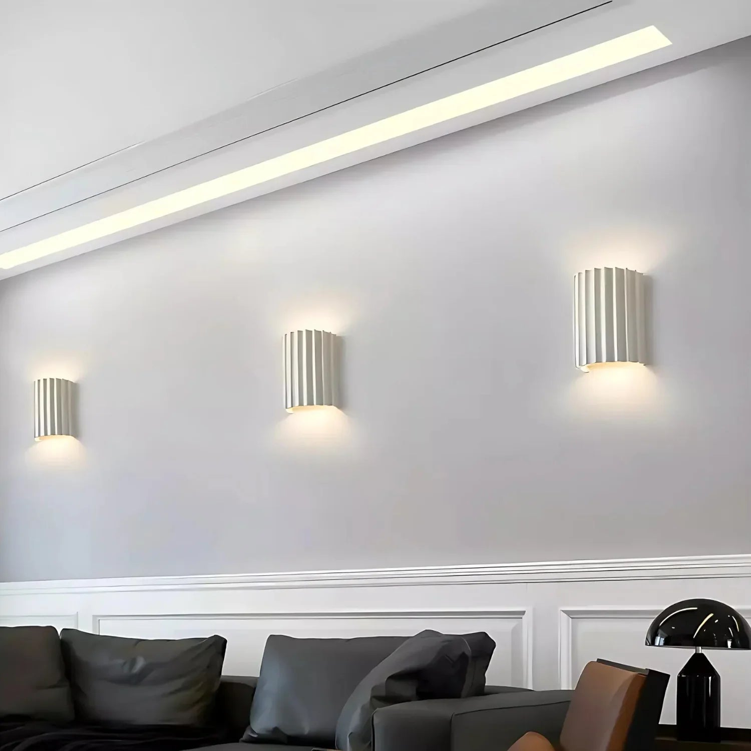 Wall Light - Sculptural Sconce with Ambient Glow for Modern Spaces 8