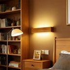 Wall Light Wood and Acrylic E26 E27 Bulb Base 110V 120V Direct Wired 2