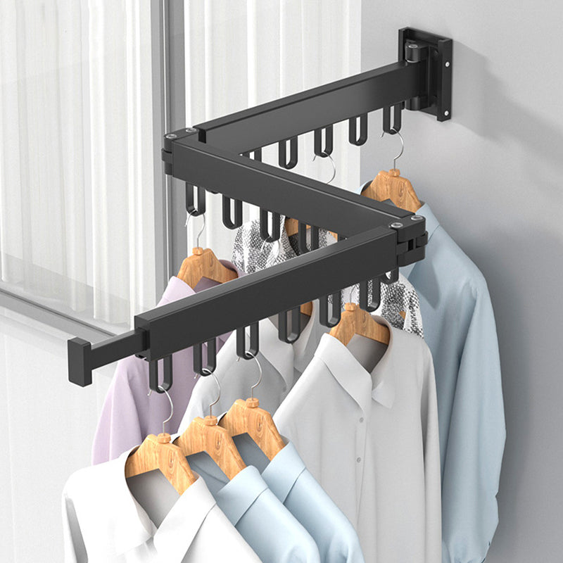 Wall Mounted Clothes Drying Rack - Space-Saving & Versatile Design 1