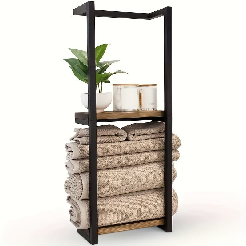 Wall Mounted Towel Rack - Space-Saving & Rust-Resistant Design 6