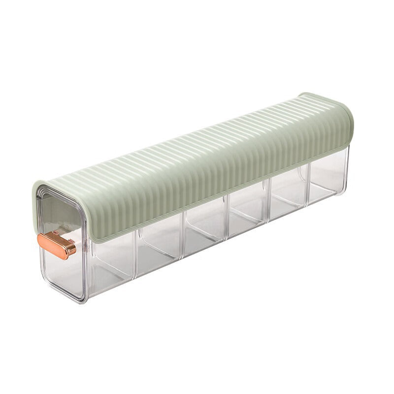 Wall Mounted Underwear Storage Box, Adjustable Dividers, Clear Window, Self Adhesive 9