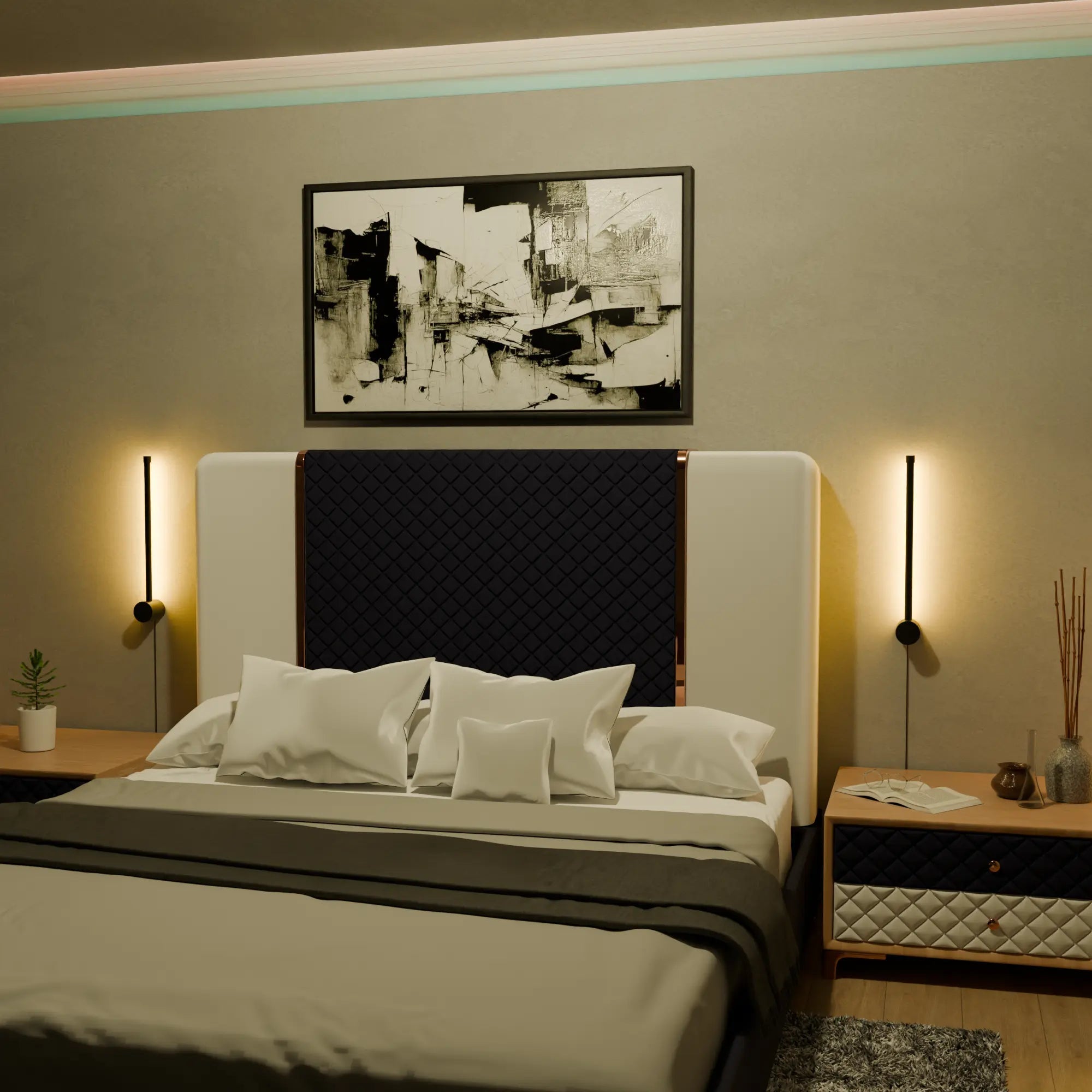 Wall Sconce - Modern Minimalist Design with 360° Rotation 2