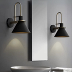 Wall Sconce Cone Shade Hardwired Light Fixture 10
