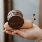 Walnut Coasters - Elegant Design & Eco-Friendly Durability 0