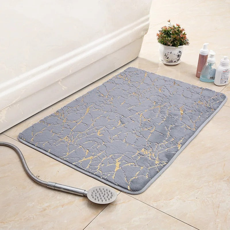 Washable Non-Slip Bath Mat – Soft Faux Material for Bathroom, Living Room, and Bedroom – Machine Washable, Modern Design 10
