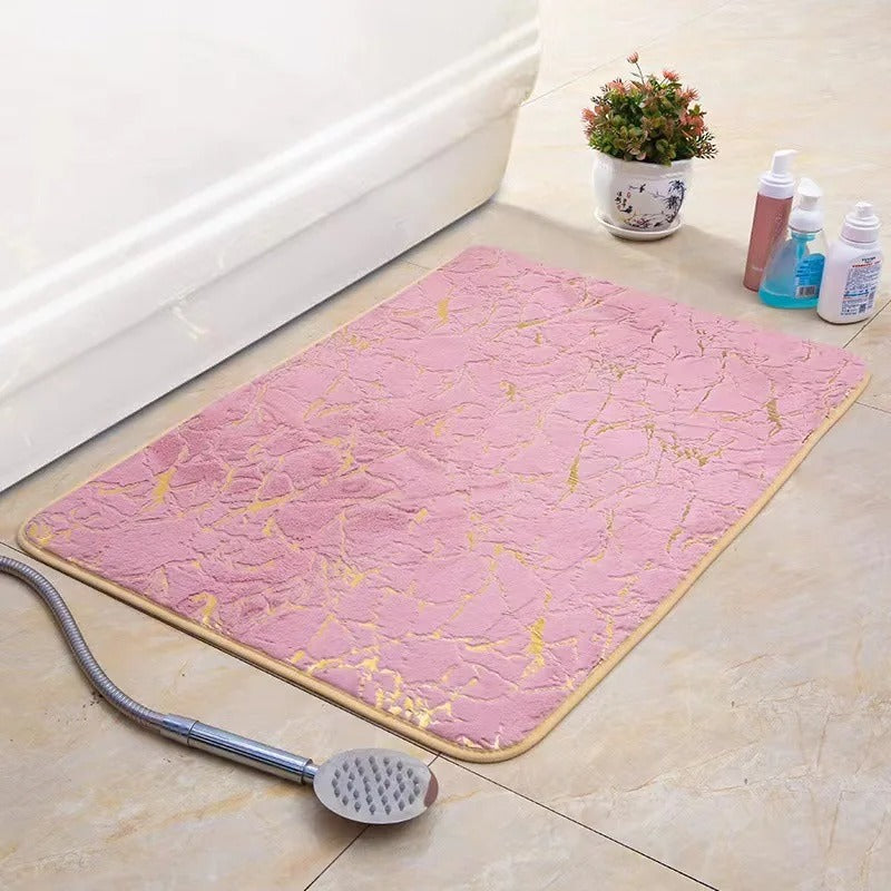 Washable Non-Slip Bath Mat – Soft Faux Material for Bathroom, Living Room, and Bedroom – Machine Washable, Modern Design 9