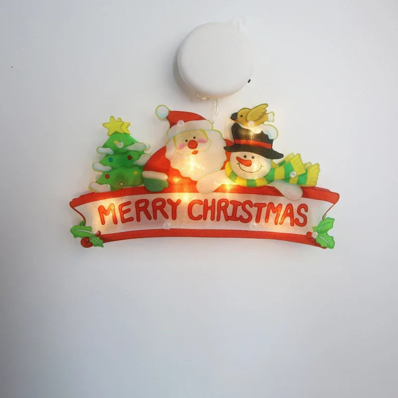 Waterproof Battery-Powered PVC LED Wall Sconce Lamp – Decorative Christmas Wall Lights for Entertainment Rooms 11