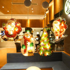 Waterproof Battery-Powered PVC LED Wall Sconce Lamp – Decorative Christmas Wall Lights for Entertainment Rooms 4