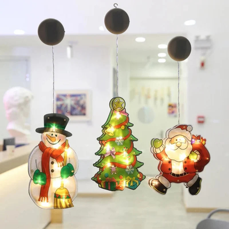 Waterproof Battery-Powered PVC LED Wall Sconce Lamp – Decorative Christmas Wall Lights for Entertainment Rooms 8