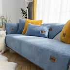 Waterproof Couch Cover - Soft Sherpa Fleece, Non-Slip, Washable Protection 0