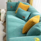 Waterproof Couch Cover - Soft Sherpa Fleece, Non-Slip, Washable Protection 8