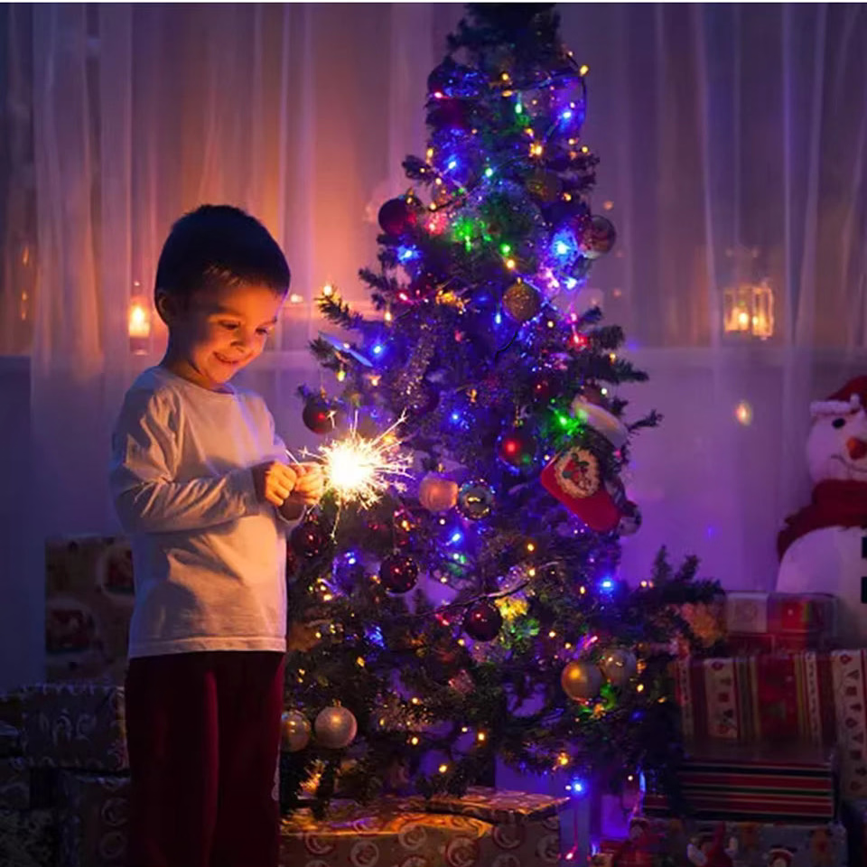 Waterproof LED Christmas String Lights with 8 Lighting Modes 3