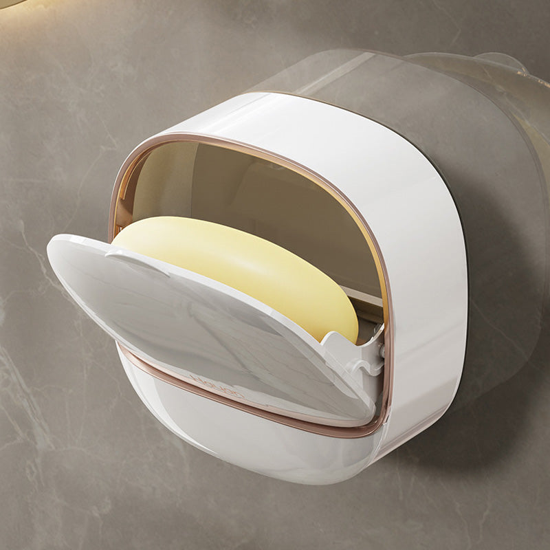 Waterproof Wall Mounted Soap Dish - Hygienic Shower Soap Holder with Draining Box 6