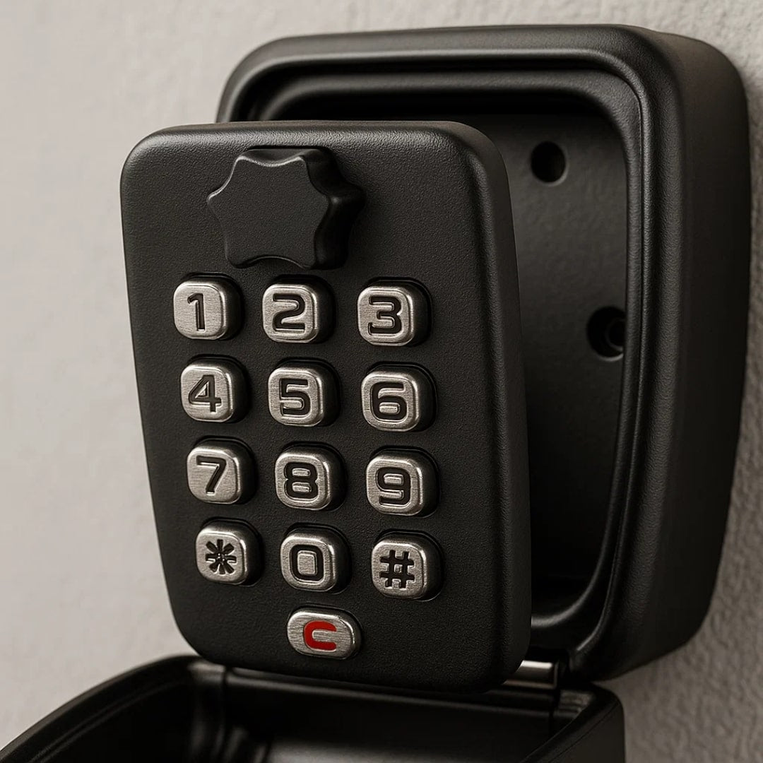 Weatherproof Key Lock Box - Secure & Adjustable Code Access 2