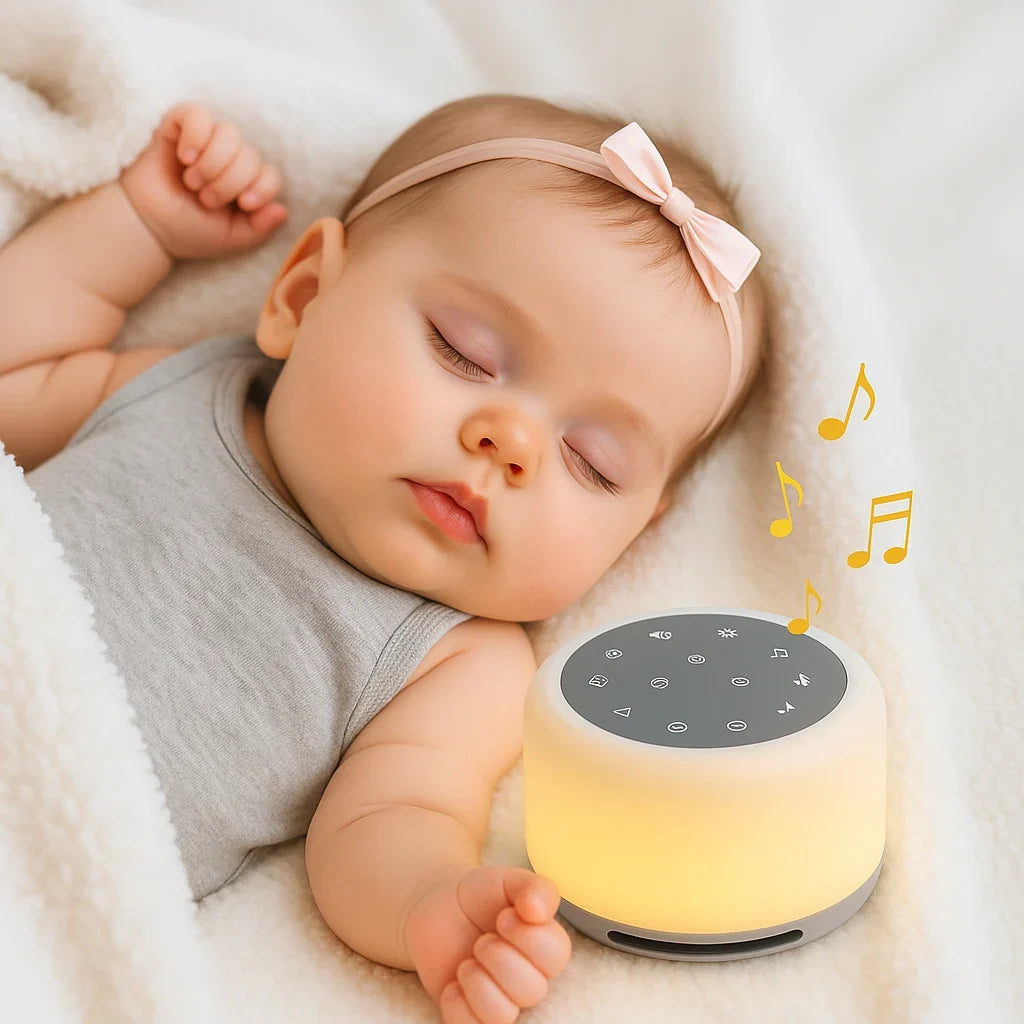 White Noise Sound Machine - 20+ Soothing Sounds & Adjustable Mood Light 2