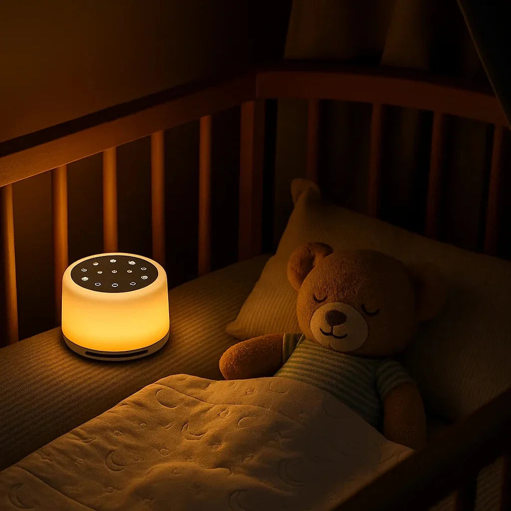White Noise Sound Machine - 20+ Soothing Sounds & Adjustable Mood Light 5