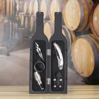 Wine Opener Set, Bottle Shaped Case, 5 Piece Set, Manual Operation 3