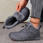 Women Snow Boots Fleece Lined Polyester Shaft EVA Insole Lace Up