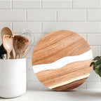 Wood Cutting Board - Durable Acacia with Unique Epoxy Design 8