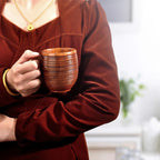 Wood Mug - Hand-Carved Wooden Coffee Mug with Ergonomic Design 7