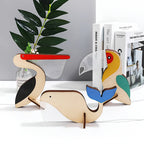 Wooden Animal Table Lamp for Kids – Cute LED Night Light with Touch Switch, Durable Acrylic and Wood, Cozy Bedroom Decor 5