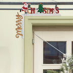 Wooden Christmas Frame - Customizable Holiday Decoration for Doors 3