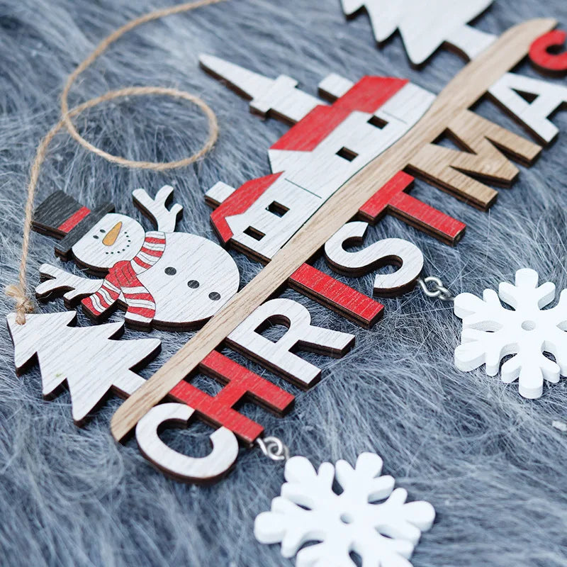 Wooden Christmas Gnome Decorations - Playful Ornaments for Holiday Cheer 2