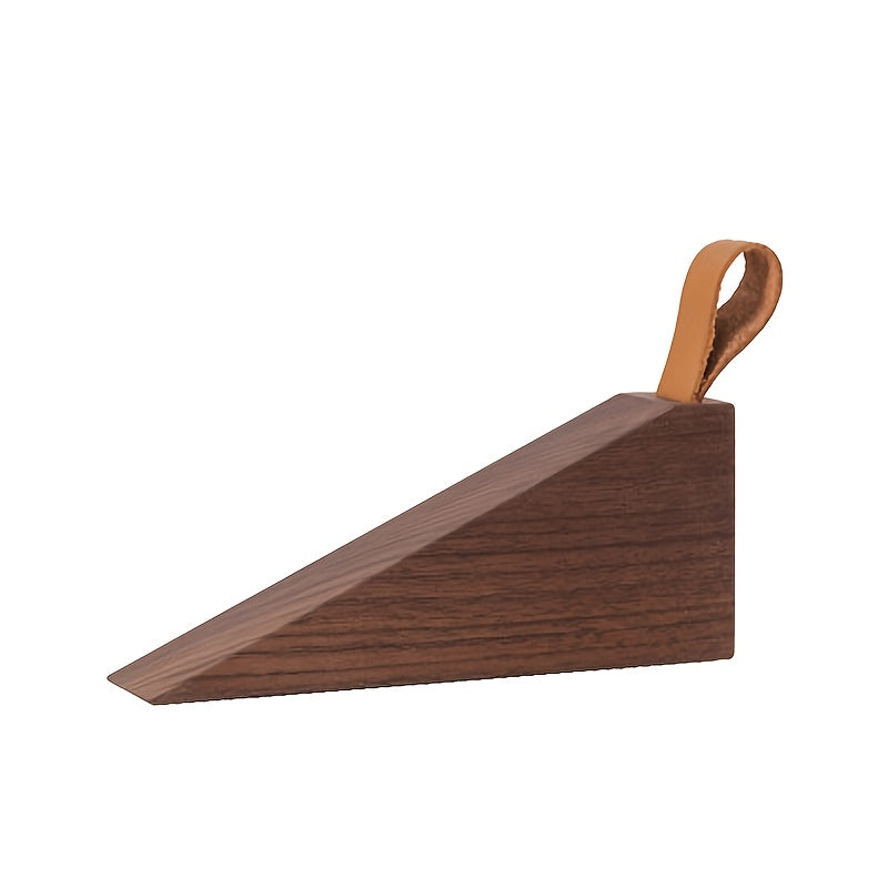 Wooden Doorstop - Stylish Floor Mount with Non-Slip Stability 5