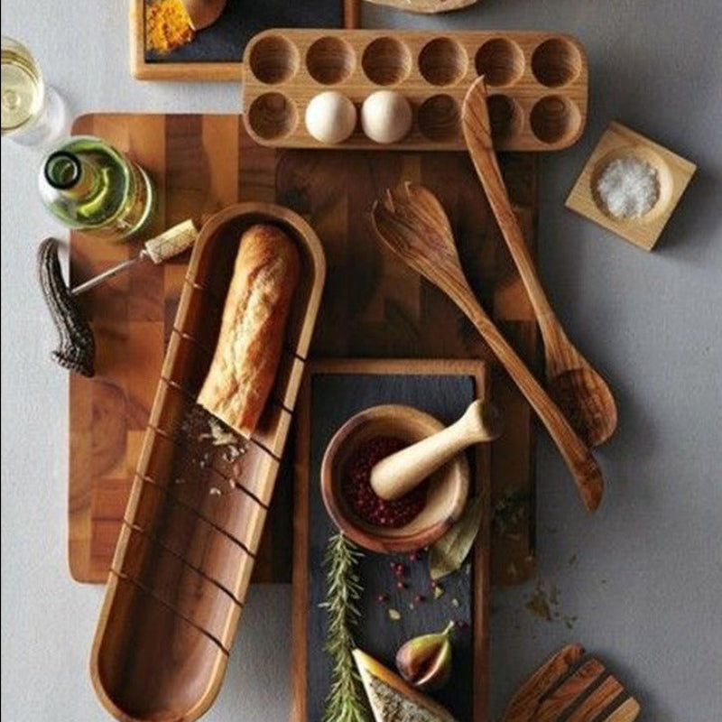 Wooden Egg Container for Fridge - Eco-Friendly Storage Solution 3