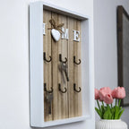 Wooden Key Holder for Wall - Handmade Solid Wood Key Organizer 1
