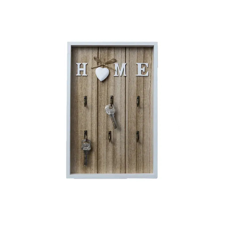 Wooden Key Holder for Wall - Handmade Solid Wood Key Organizer 4