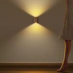 Wooden Motion Sensor Lamp – Elegant LED Lighting with Rechargeable Battery for Home Use, Compact Design for Nightstands and Cabinets 6