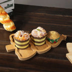 Wooden Serving Board - Eco-Friendly Christmas Tree Design for Festive Use 5