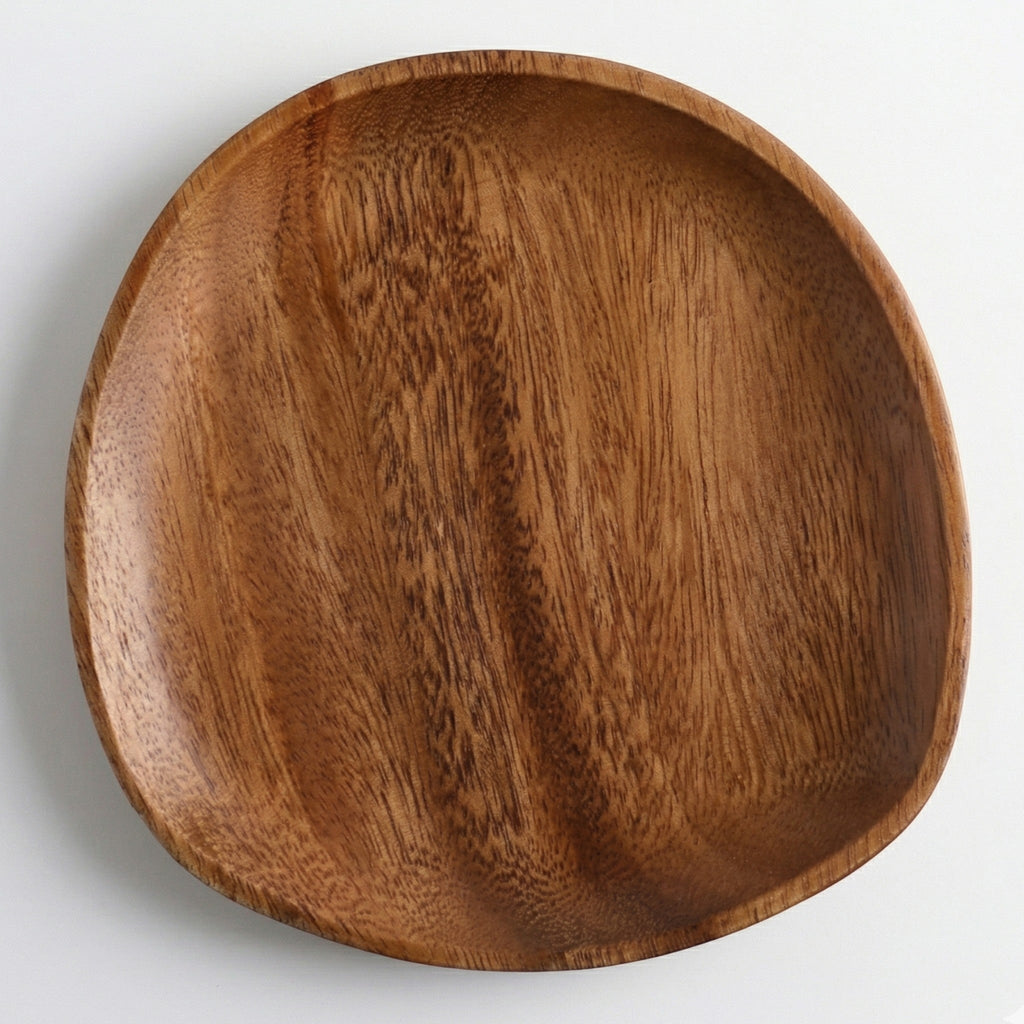 Wooden Serving Tray with Handles - Stylish & Versatile Design for Food 0