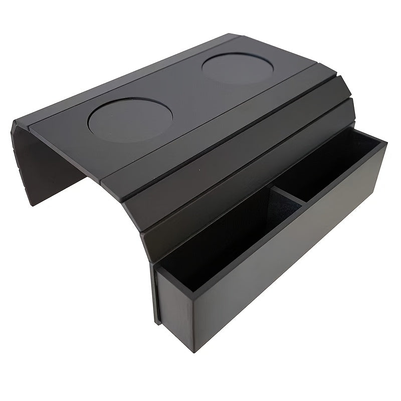 Wooden Sofa Arm Tray - Durable, Portable, Fits Most Armrests 0