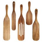 Wooden Spatula Set - Durable Teak for Scratch-Free Cooking & Comfort 3