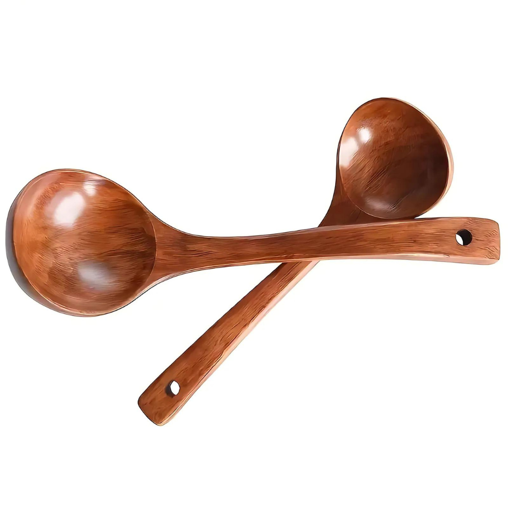 Wooden Spoons for Cooking - Eco-Friendly Kitchen Spoon for All Cookware 5