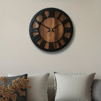 Wooden Wall Clock - Modern Open Dial Decor for Any Room 2