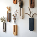 Wooden Wall Plant Holder Set - Stylish Indoor Wall Planters for Houseplants 0