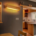 Woodland Glow Wall Sconce - Natural Wood Design with Warm LED Lighting 3